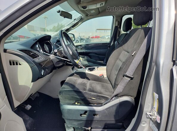 2C4RDGCG4GR317972 2016 DODGE GRAND Silver წინა სალონის ხედი