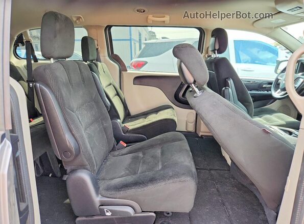 2C4RDGCG4GR317972 2016 DODGE GRAND Silver უკანა სალონის ხედი