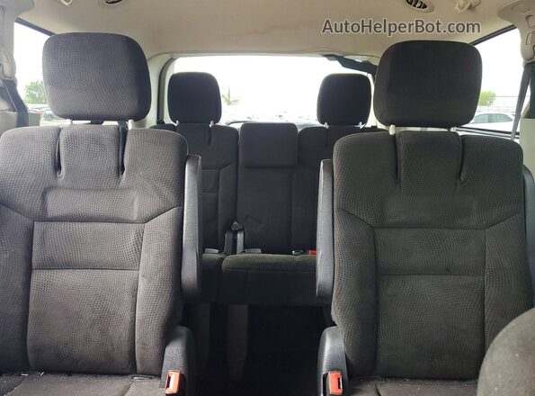 2C4RDGCG4GR339907 2016 DODGE GRAND Black უკანა სავარძლების ხედი