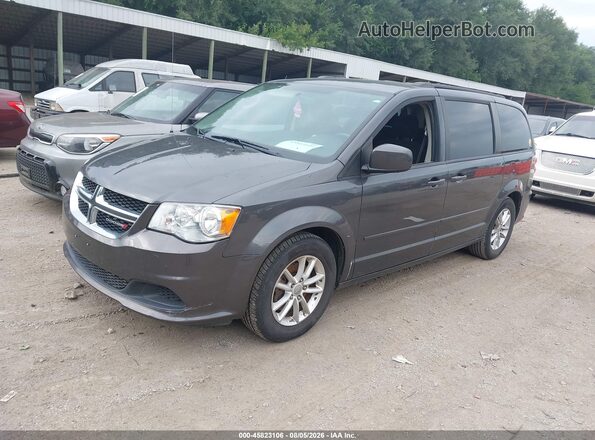 2C4RDGCG4GR351166 2016 DODGE GRAND CARAVAN Gray Przód lewy