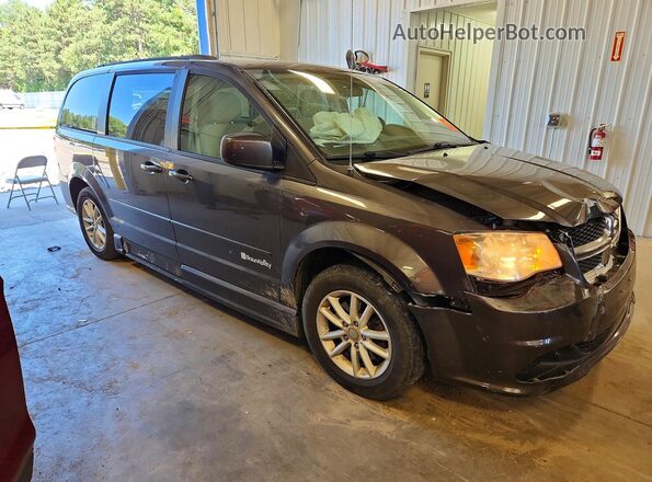 2C4RDGCG4GR368680 2016 DODGE GRAND Charcoal Передня права чверть