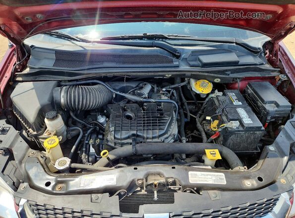 2C4RDGCG4HR649704 2017 DODGE GRAND Maroon Engine compartment view