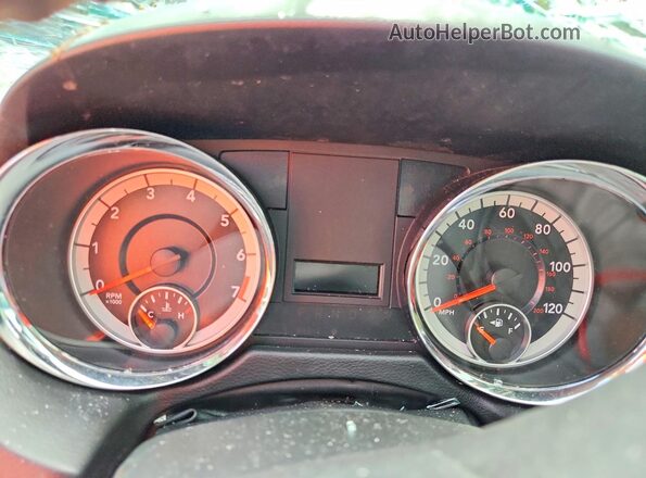 2C4RDGCG4HR666261 2017 DODGE GRAND White Instrument cluster view
