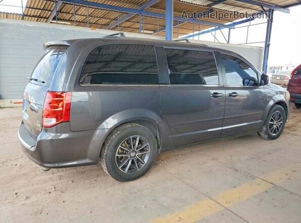 2C4RDGCG4HR671234 2017 DODGE GRAND Black Tył prawy