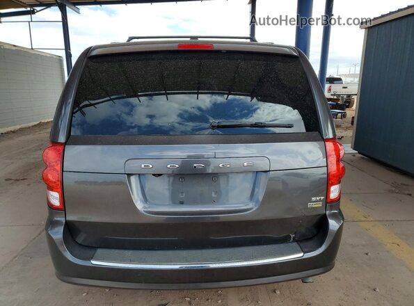 2C4RDGCG4HR671234 2017 DODGE GRAND Black Widok z tyłu