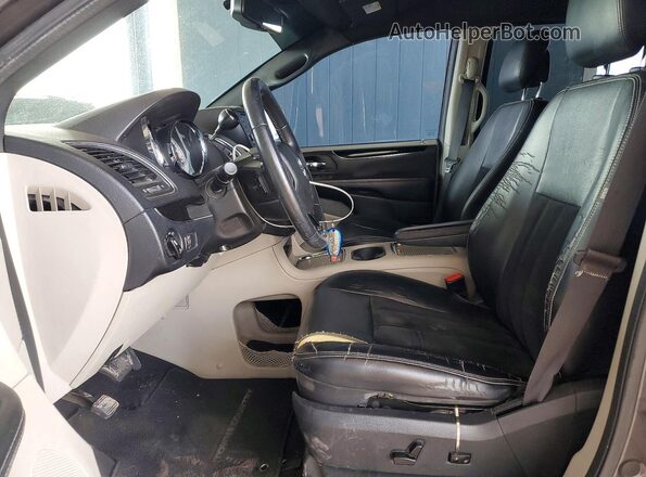 2C4RDGCG4HR671234 2017 DODGE GRAND Black Widok wnętrza z przodu