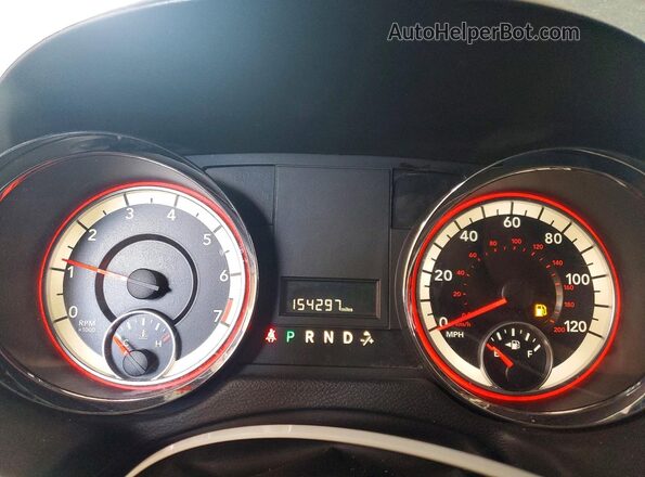 2C4RDGCG4HR671234 2017 DODGE GRAND Black Widok zestawu wskaźników