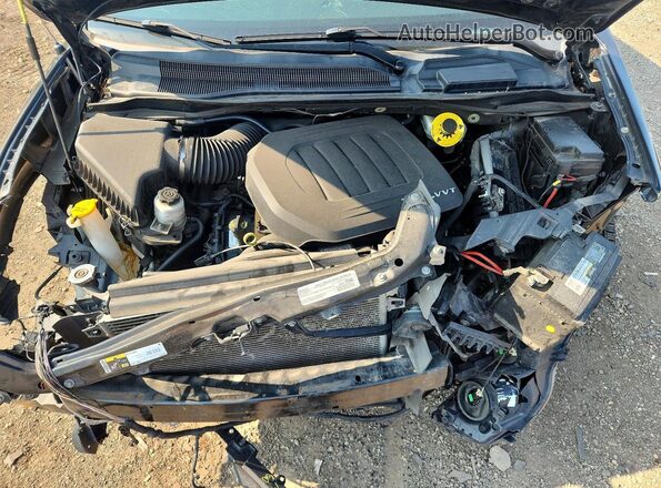 2C4RDGCG4JR137981 2018 DODGE GRAND Black Widok komory silnika