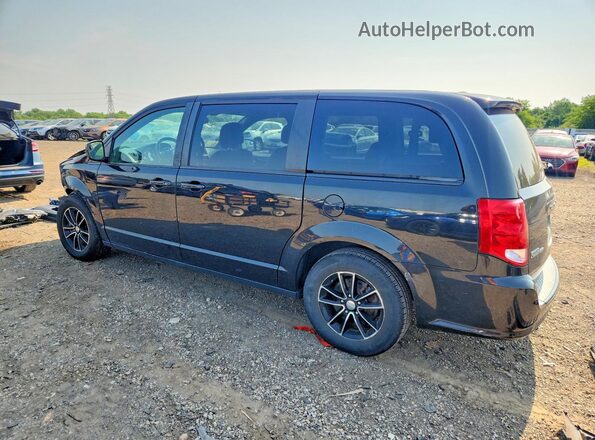 2C4RDGCG4JR137981 2018 DODGE GRAND Black Tył lewy