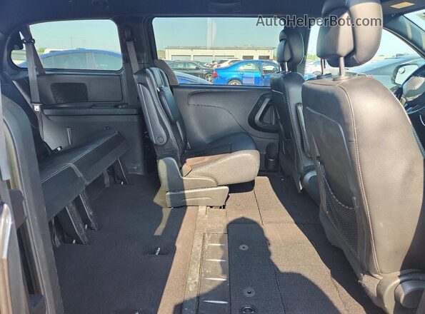 2C4RDGCG4JR137981 2018 DODGE GRAND Black Widok wnętrza z tyłu