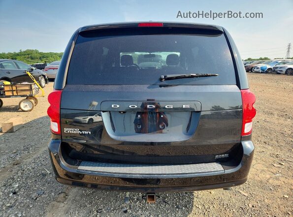2C4RDGCG4JR137981 2018 DODGE GRAND Black Widok z tyłu