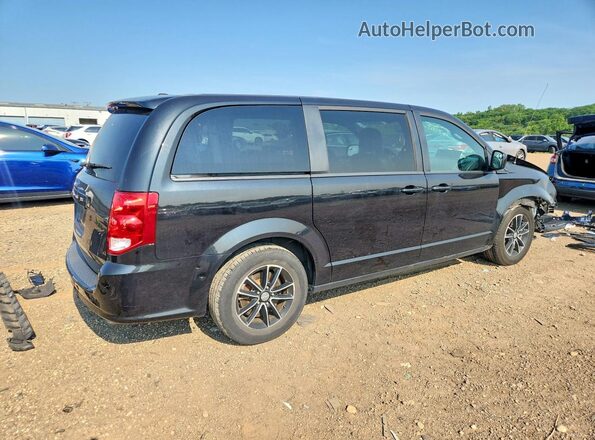 2C4RDGCG4JR137981 2018 DODGE GRAND Black Tył prawy