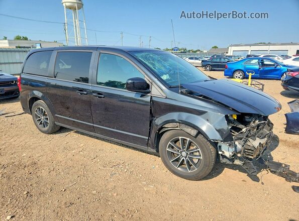 2C4RDGCG4JR137981 2018 DODGE GRAND Black Przód prawy