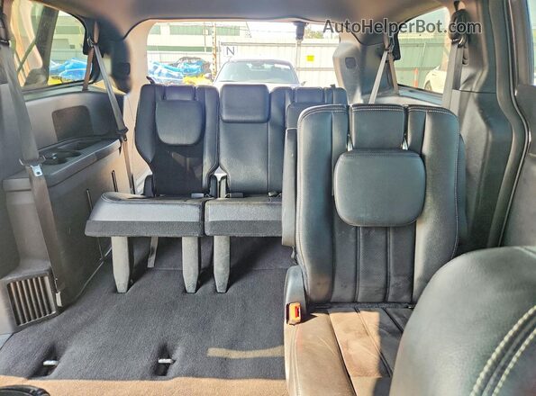 2C4RDGCG4JR137981 2018 DODGE GRAND Black Widok tylnych siedzeń