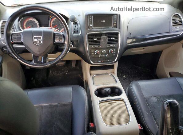 2C4RDGCG4JR207088 2018 DODGE GRAND Black Widok naklejki z numerem VIN