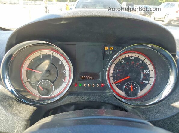 2C4RDGCG4JR265508 2018 DODGE GRAND White Вид щитка приладів