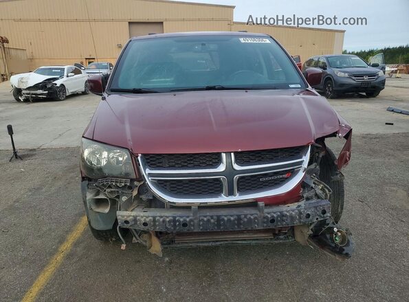 2C4RDGCG4JR268652 2018 DODGE GRAND Burgundy Vista frontal