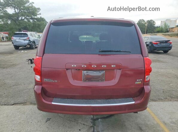 2C4RDGCG4JR268652 2018 DODGE GRAND Burgundy Vista trasera
