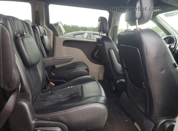 2C4RDGCG4JR268652 2018 DODGE GRAND Burgundy Vista de los asientos traseros