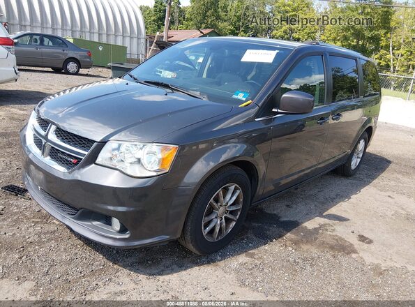 2C4RDGCG4JR297830 2018 DODGE GRAND CARAVAN Gray Առջևի ձախ երեք քառորդ տեսարան