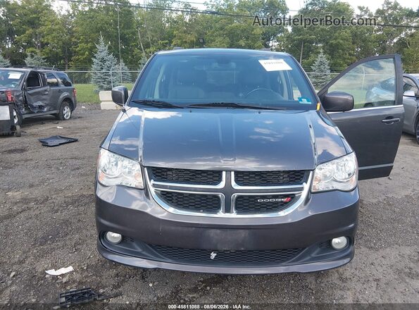 2C4RDGCG4JR297830 2018 DODGE GRAND CARAVAN Gray Դիմացի տեսք