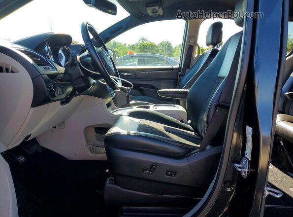 2C4RDGCG4KR802282 2019 DODGE GRAND Черный Вид салона спереди