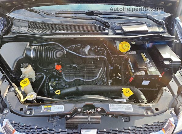 2C4RDGCG5GR256423 2016 DODGE GRAND Blue ძრავის განყოფილების ხედი