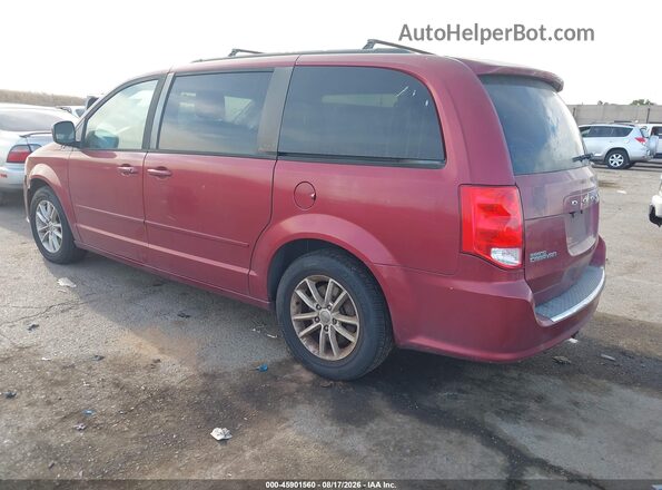 2C4RDGCG5GR273643 2016 DODGE GRAND CARAVAN Burgundy უკანა მარცხენა