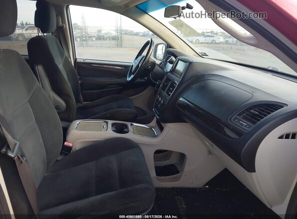 2C4RDGCG5GR273643 2016 DODGE GRAND CARAVAN Burgundy წინა სალონის ხედი