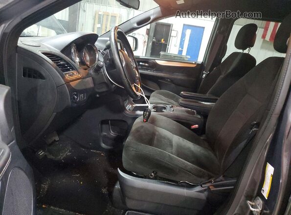 2C4RDGCG5GR320086 2016 DODGE GRAND Gray Вид салону спереду