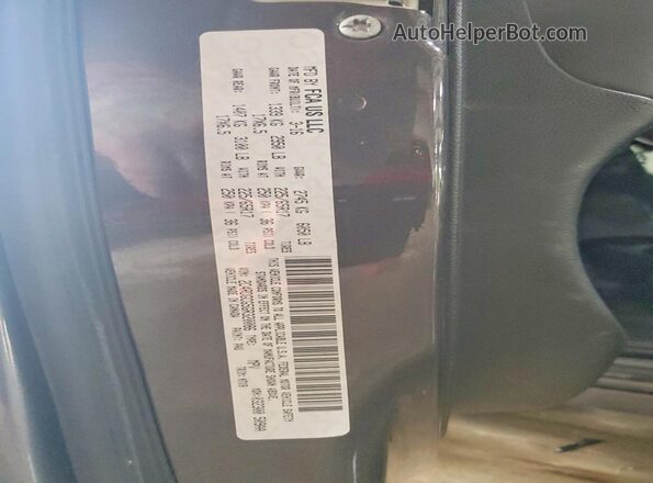 2C4RDGCG5GR320086 2016 DODGE GRAND Gray Вид наклейки з VIN-кодом