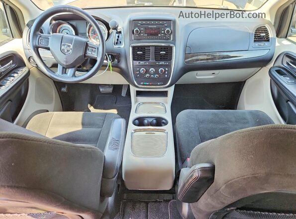 2C4RDGCG5GR344338 2016 DODGE GRAND Black Առջևի վահանակի տեսք