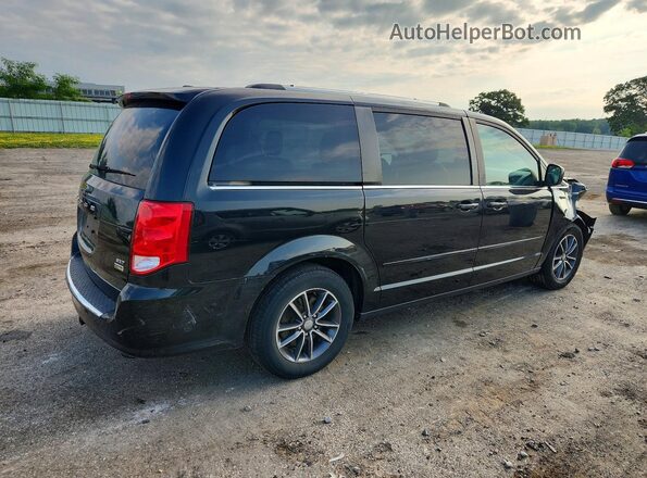 2C4RDGCG5HR789440 2017 DODGE GRAND Black Tył prawy