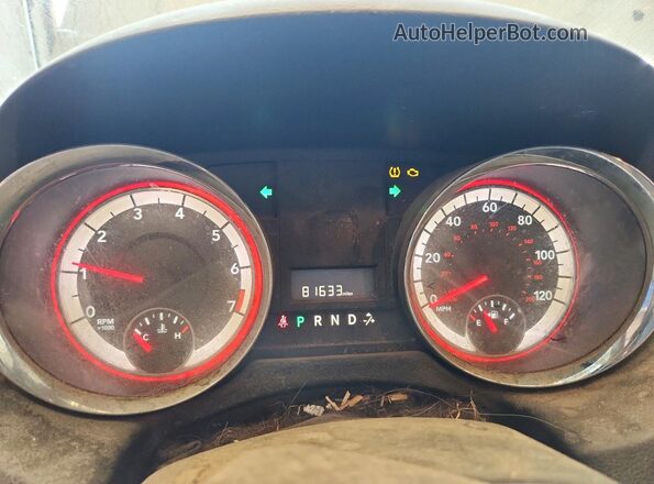 2C4RDGCG5HR801764 2017 DODGE GRAND Silver ხელსაწყოთა პანელის ხედი