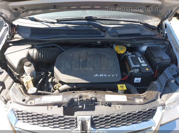 2C4RDGCG5HR852083 2017 DODGE GRAND CARAVAN Silver Հետևի տեսք