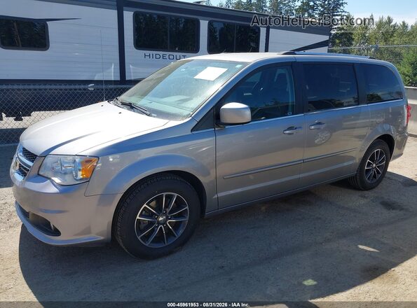 2C4RDGCG5HR852083 2017 DODGE GRAND CARAVAN Silver Սալոնի 360 աստիճան տեսք