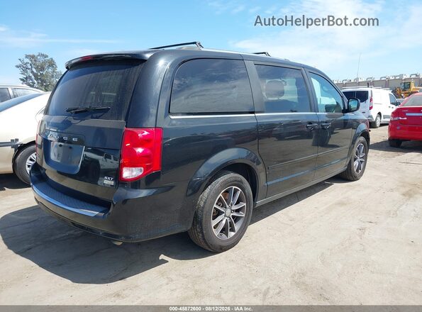 2C4RDGCG5HR856747 2017 DODGE GRAND CARAVAN Черный Задняя правая четверть