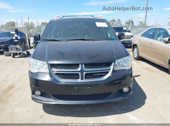 2C4RDGCG5HR856747 2017 DODGE GRAND CARAVAN Черный Вид щитка приборов