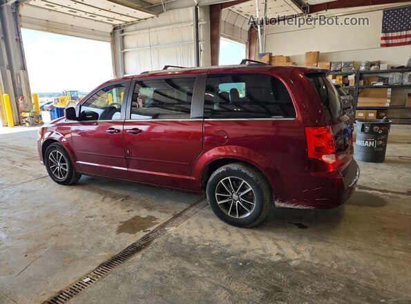2C4RDGCG5HR859955 2017 DODGE GRAND Maroon Tył lewy