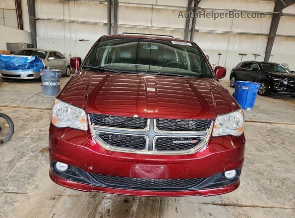 2C4RDGCG5HR859955 2017 DODGE GRAND Maroon Widok z przodu