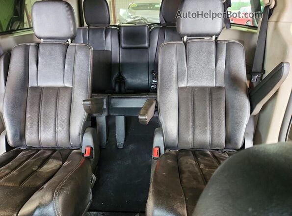 2C4RDGCG5KR765744 2019 DODGE GRAND Black Vista de los asientos traseros