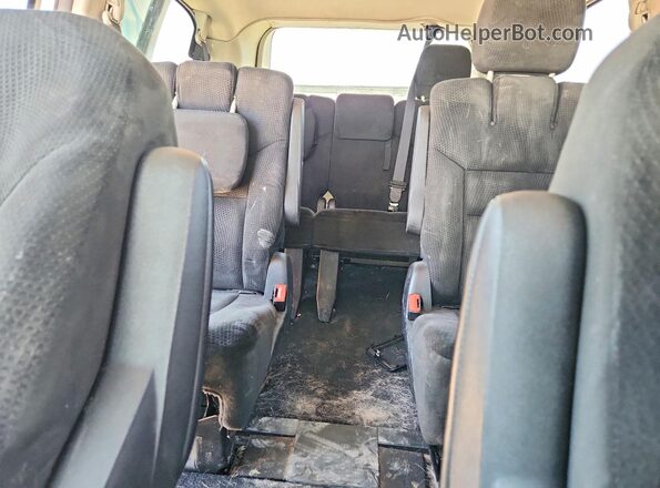 2C4RDGCG6GR177696 2016 DODGE GRAND Silver უკანა სავარძლების ხედი