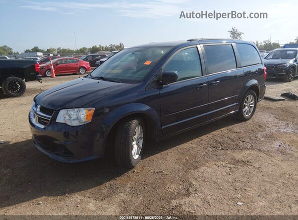 2C4RDGCG6GR203133 2016 DODGE GRAND CARAVAN Blue წინა მარცხენა ხედი სამი მეოთხედიდან