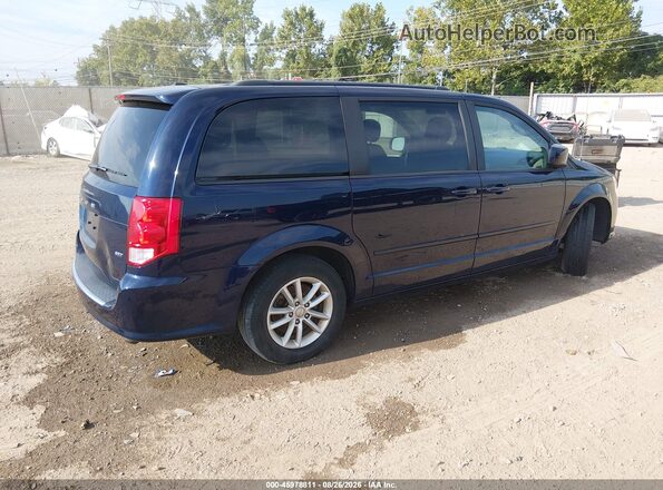 2C4RDGCG6GR203133 2016 DODGE GRAND CARAVAN Blue უკანა მარჯვენა