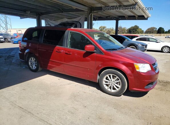2C4RDGCG6GR209398 2016 DODGE GRAND Burgundy Przód prawy