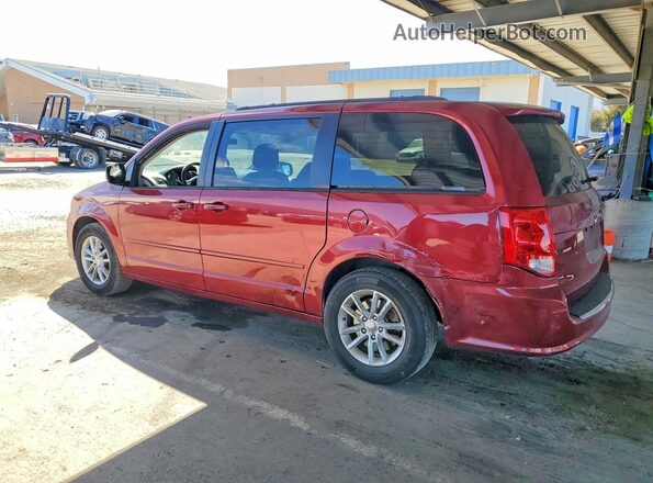 2C4RDGCG6GR209398 2016 DODGE GRAND Burgundy Tył lewy