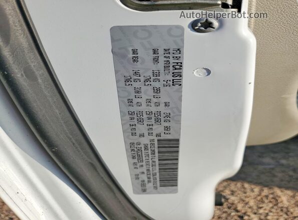 2C4RDGCG6GR362931 2016 DODGE GRAND Белый Вид наклейки с VIN-кодом
