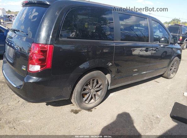 2C4RDGCG6GR381222 2016 DODGE GRAND CARAVAN Black Задня права чверть