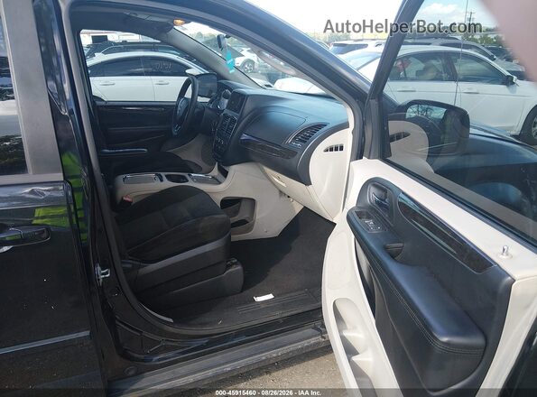 2C4RDGCG6GR381222 2016 DODGE GRAND CARAVAN Black Вид салону спереду