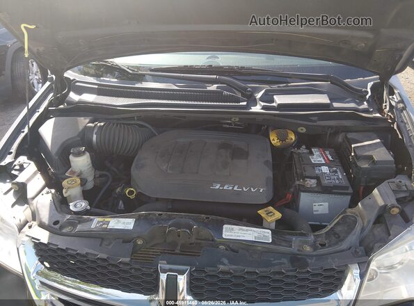 2C4RDGCG6GR381222 2016 DODGE GRAND CARAVAN Black Вид ззаду